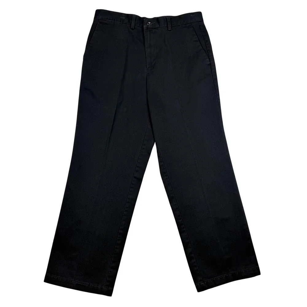Dockers Pants‎ Mens 34x30 Black Chino Stretch Waistband TAG-IT Dress Casual
